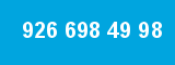 926 698 49 98 926 698 49 98